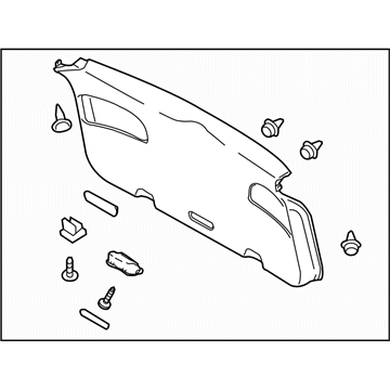 Subaru 94320XA00BMV Trim Panel Assembly Rear GLWR