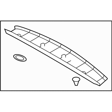 Subaru 94310XA00BEU Trim Panel Assembly Rear GUPR