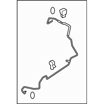 Subaru 73431SG020 Pipe-EVAPORATOR Cooling