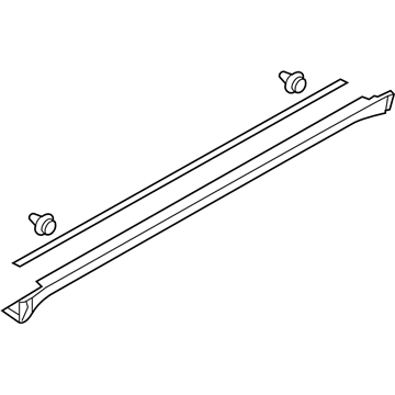 Subaru 91112AG33ANN GARNISH Assembly Side SILL LH