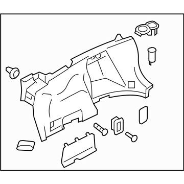 Subaru 94027SC060JC Trim Panel Assembly APRONRH
