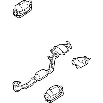 2004 Subaru Outback Exhaust Pipe - 44101AE130