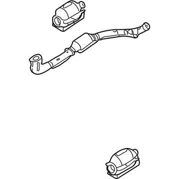 2003 Subaru Legacy Exhaust Pipe - 44101AE120