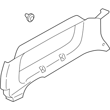 Subaru 94012FC101GA Trim Panel Rear Quarter