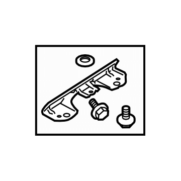 Subaru 92044AG56A Bracket Asst 4D Sn Rear RH
