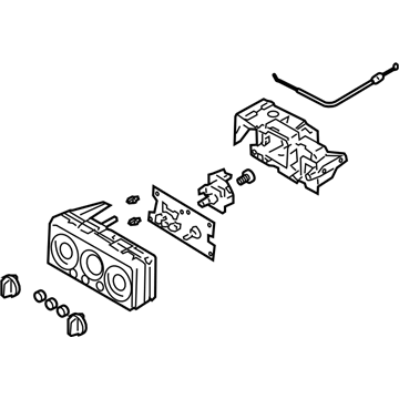 Subaru 72311AG04A Heater Control Assembly L M