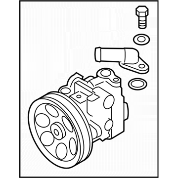 2013 Subaru Forester Power Steering Pump - 34430SC011