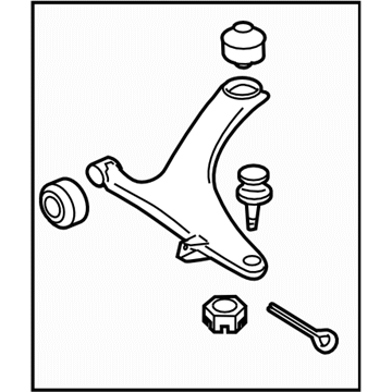 Subaru 20202XA00C Lower Arm Assembly Front Right