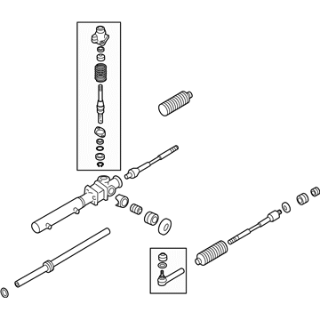 2012 Subaru Tribeca Rack And Pinion - 34110XA03A