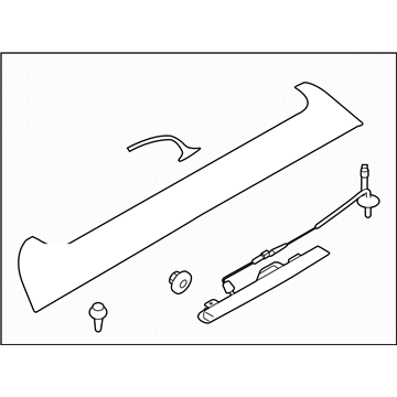 2011 Subaru Impreza STI Spoiler - 96031FG001NN