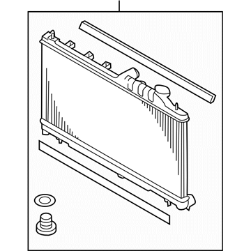 Subaru 45119AG010 Radiator Complete