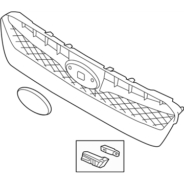 2015 Subaru WRX STI Grille - 91121VA060