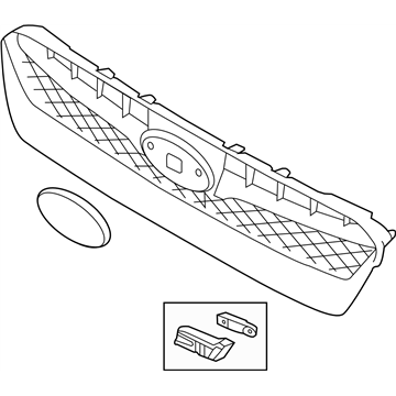 Subaru WRX Grille - 91121VA060