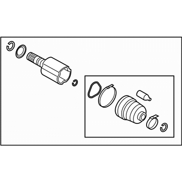 Subaru 28392SC002 Front Inner Cv Joint Kit