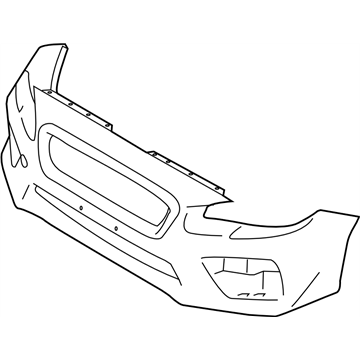 Subaru 57704VA000 Bumper Face Front Sdn