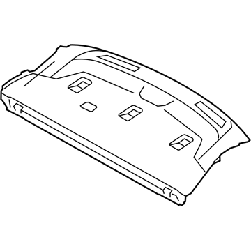 Subaru 65510FG010JG TRIMMING Panel Assembly Rear Sh