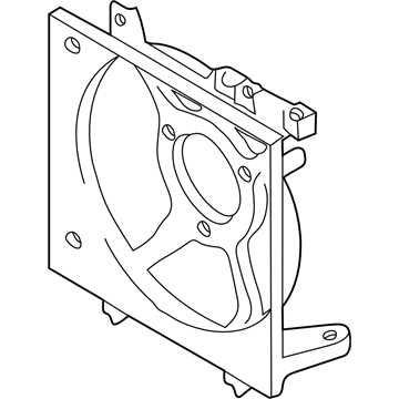 2004 Subaru Impreza WRX Fan Shroud - 45122FE010