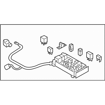 Subaru 82290XA11A Fuse Box Assembly Main