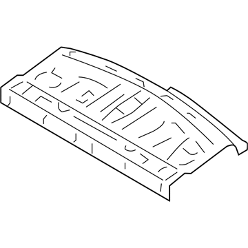 Subaru 53105CA0109P Panel Complete Rear