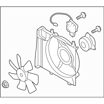 Subaru Outback Fan Motor - 73310AG02A