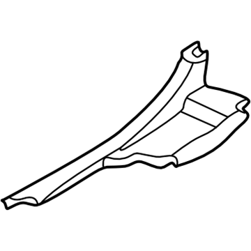 Subaru 94065FA210GA Cover Side SILL Rear Upper