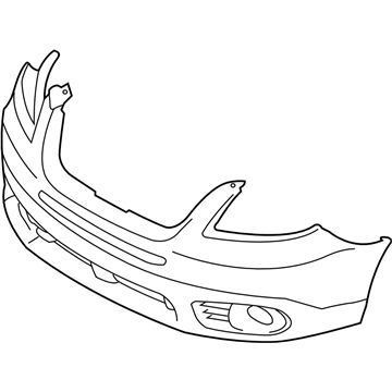 Subaru 57704XA07A Bumper Face Front