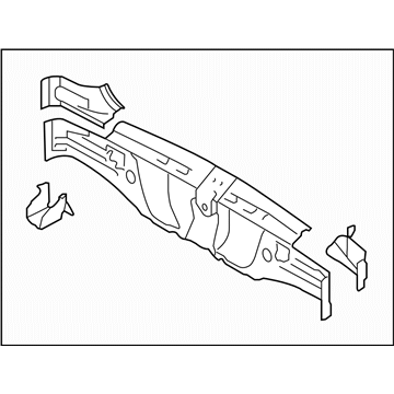 Subaru 52419AG02B9P Skirt Complete Rear In WGN