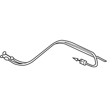 Subaru 57330AE04A Cable Assembly Fuel LHD