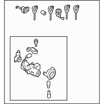 Subaru 57492AG30A Key Kit