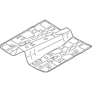 Subaru 52120AJ1219P Floor Pan Front