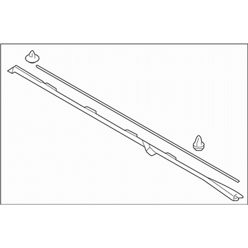 Subaru 91112SG171 GARNISH Assembly Side SILL LH