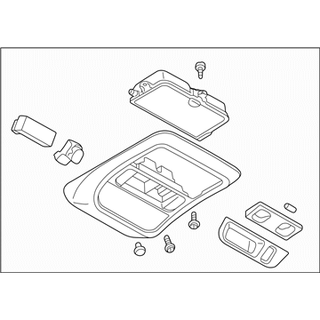 Subaru 84621FC000NE Over Head Console Assembly