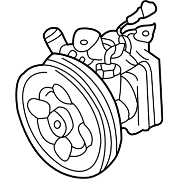 Subaru Impreza WRX Power Steering Pump - 34430FE041