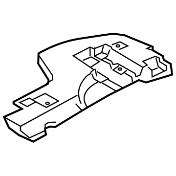 Subaru 95086AL04A SPACER Rear Floor Side Ri