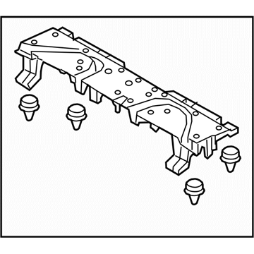 Subaru 95086AL01A SPACER Rear Floor