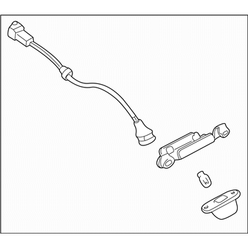 Subaru 84301FA000 License Plate Lamp