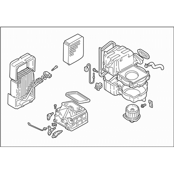 Subaru 72210FA050 BLOWER/COOLING Unit