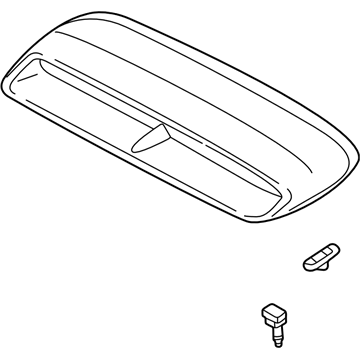 Subaru 90821FA080NN Grille Front Hood