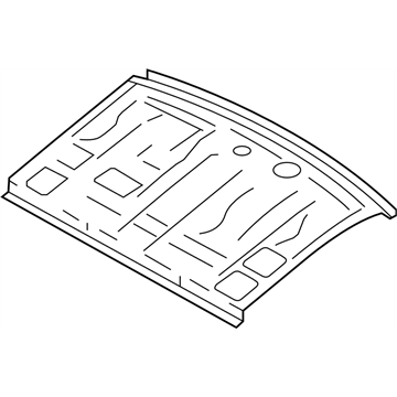 Subaru 53105FG0319P Panel Complete Rear