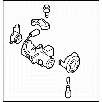 Subaru 83191FG040 Ignition Sw&St Lock Assembly