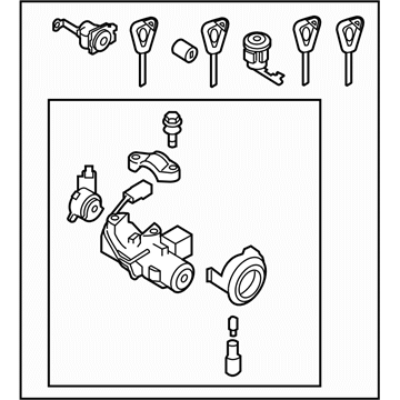 Subaru 57491SC330 Key Kit
