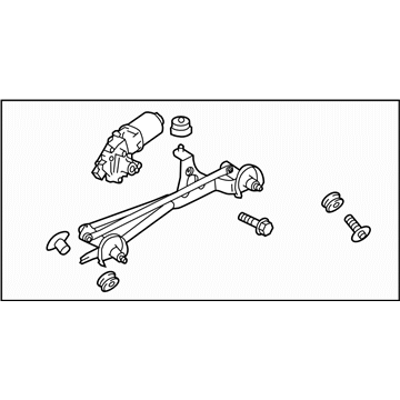 2015 Subaru Forester Wiper Motor - 86510SG010