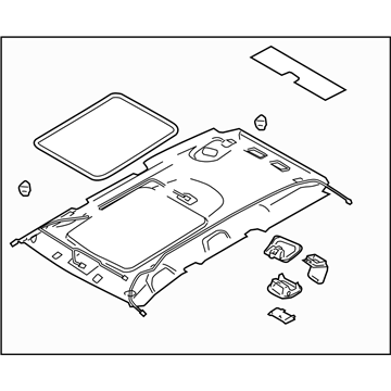 Subaru 94421AG64AOR Trim Panel Assembly SUNRF