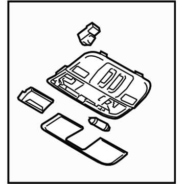 Subaru 84621AG57A Lamp Assembly Map