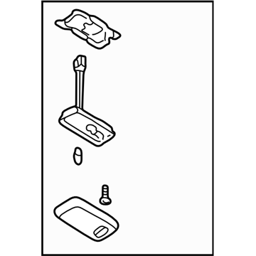 2002 Subaru Forester Dome Light - 84671GA011