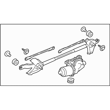 2011 Subaru Forester Wiper Motor - 86510SC011