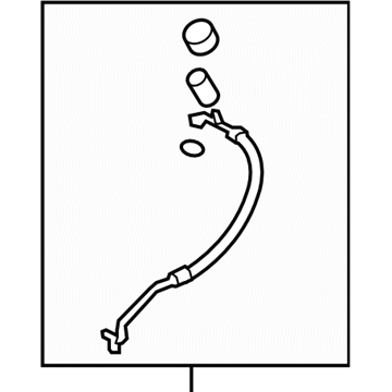 Subaru Crosstrek A/C Hose - 73424FJ000