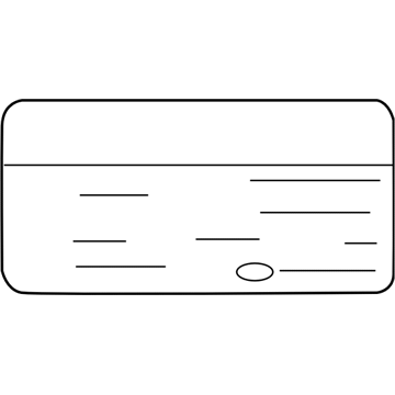 Subaru 73772CA010 Label AIRCON