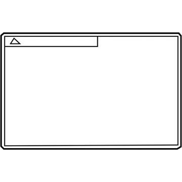 Subaru 45178CA000 Label