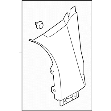 Subaru 91112VA100NN GARNISH Assembly Fender RH